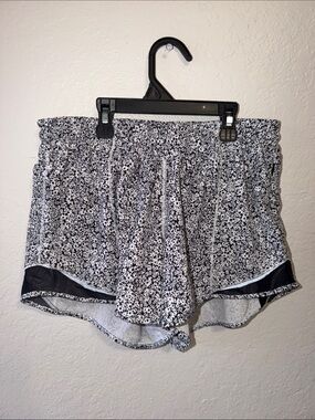 Lululemon shorts Black & White Floral Women's Shorts